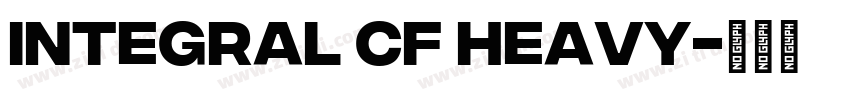 Integral CF Heavy字体转换